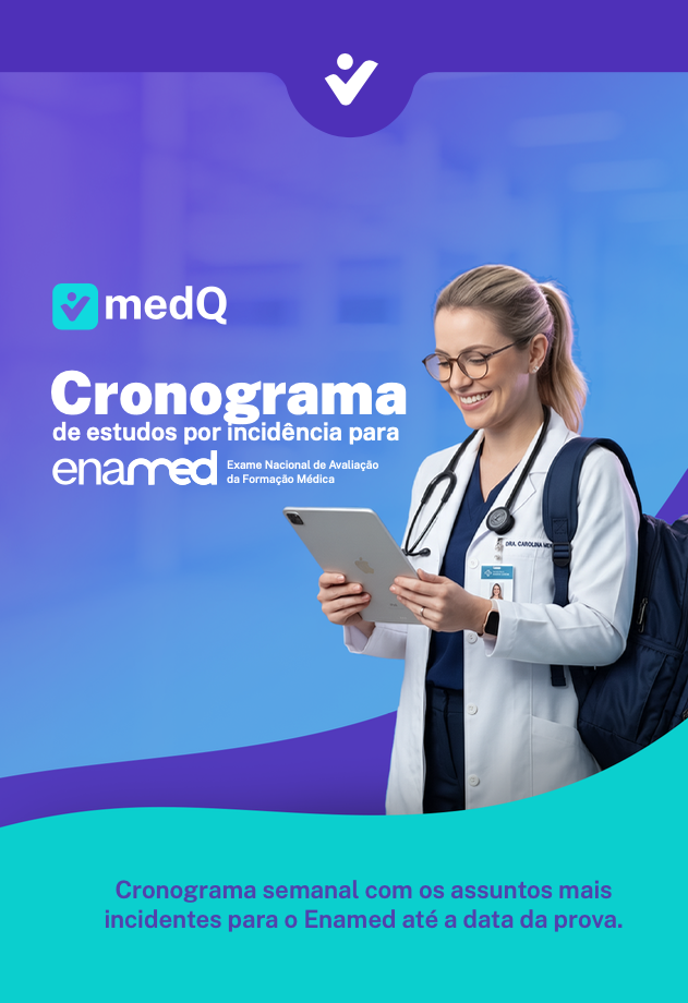 Capa do ebook: Cronograma de estudos por incidência para o Enamed